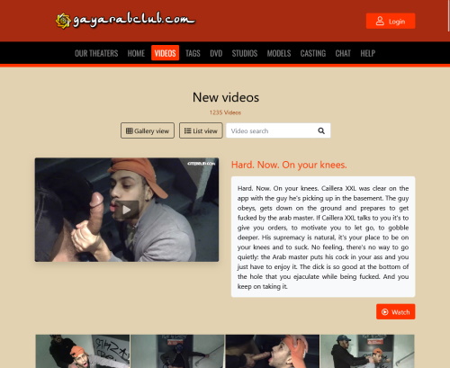 A Review Screenshot of gayarabclub.com