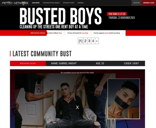 A Review Screenshot of bustedboys.com