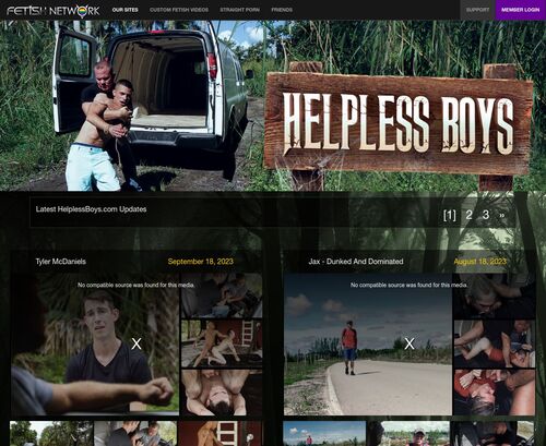 A Review Screenshot of helplessboys.com