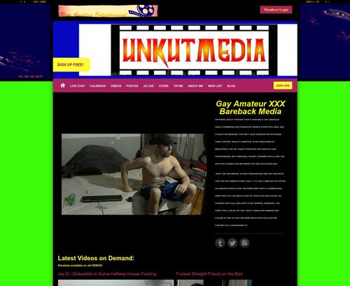 A Review Screenshot of unkutmedia.com