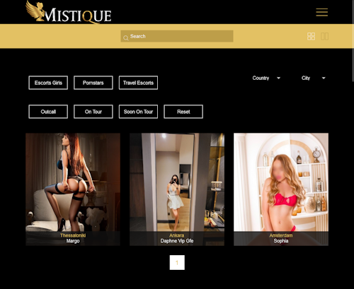 A Review Screenshot of mistique.com