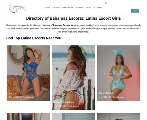A Review Screenshot of latinasinbahamas.com