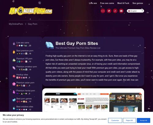 A Review Screenshot of myonlineporn.com