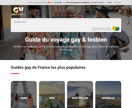 A Review Screenshot of gayvoyageur.com