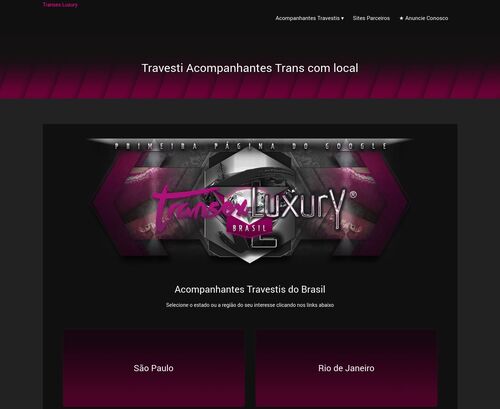 A Review Screenshot of transexluxury.com