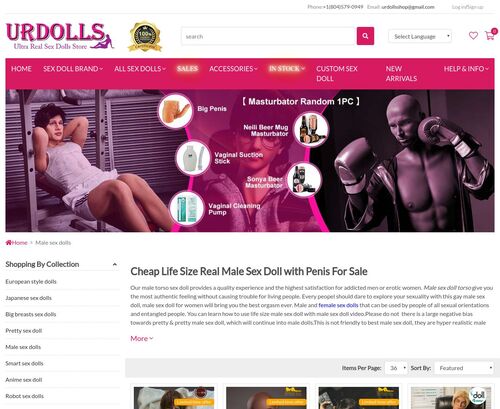 Review screenshot urdolls.com