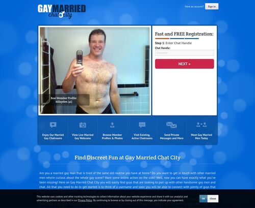A Review Screenshot of Gaymarriedchatcity.com