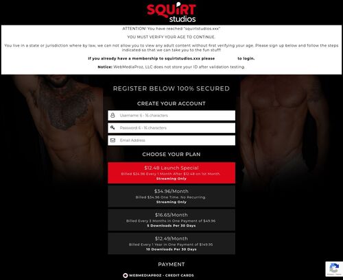 A Review Screenshot of squirtstudios.xxx