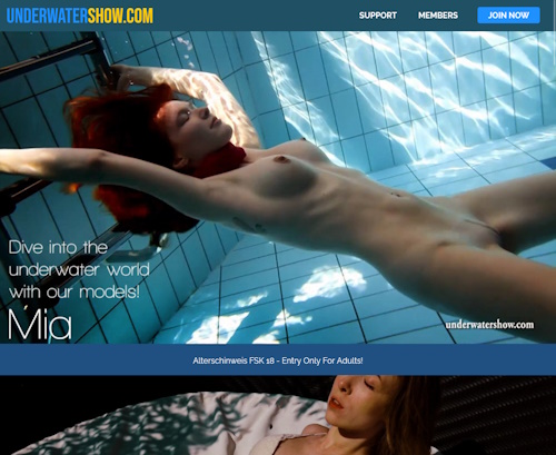 Review screenshot underwatershow.com