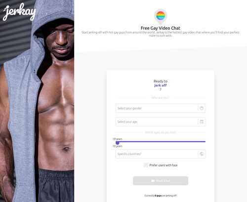 jerkay.com is the #10 Gay Chat Site of 2025 A Review Screenshot of jerkay.com