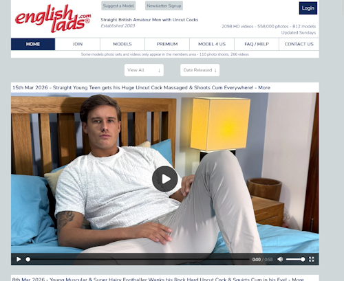 A Review Screenshot of englishlads.com